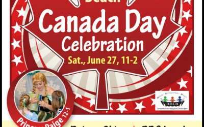 Canada Day 2015 at Dwight Beach